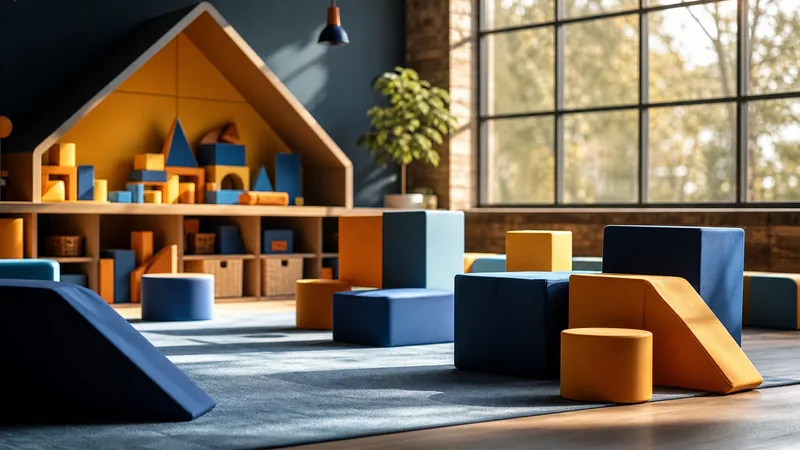 Sunlit playroom with soft blocks, How to Start a Daycare in Maine