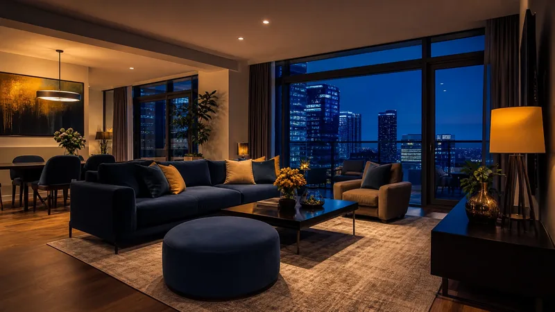 City apartment living room prepared for short-term guests, Maine Short-Term Rental Rules by Town